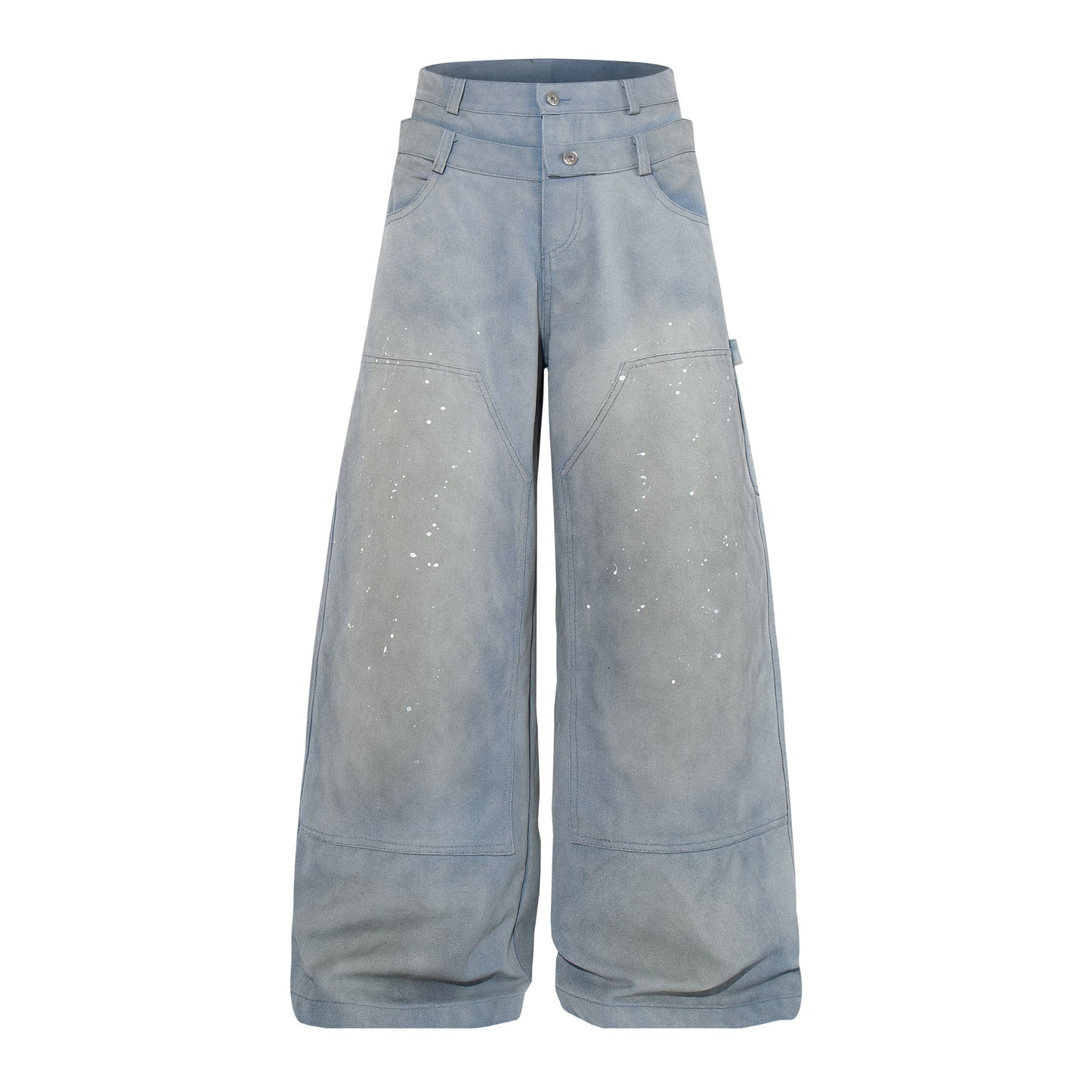 CapCabin Vintage Workwear Wide-Leg Pants