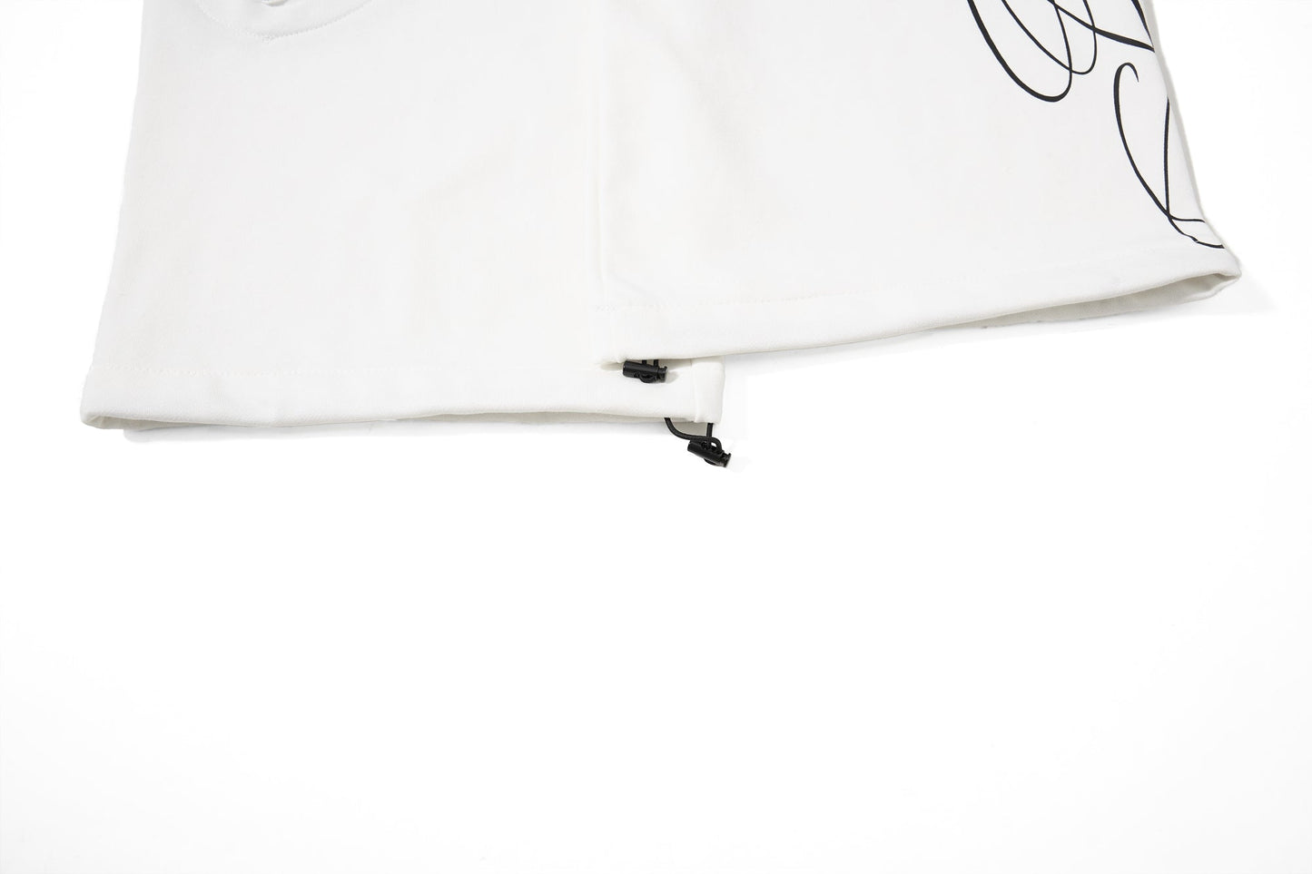CapCabin “Distressed Panel Wide-Leg Sweatpants”