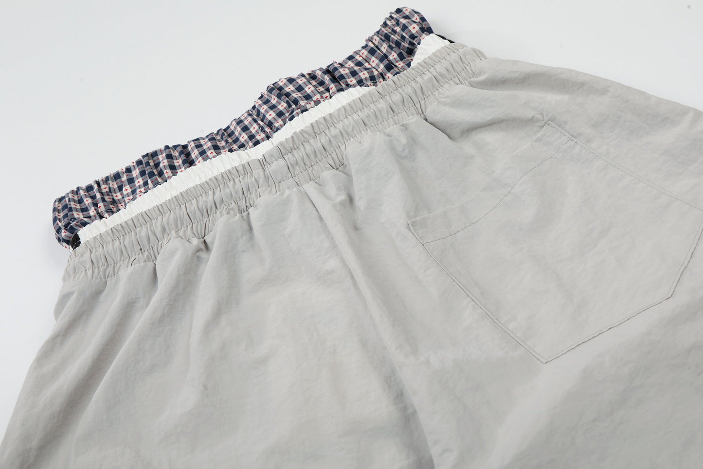 CapCabin Script Logo Wide-Leg Nylon Pants