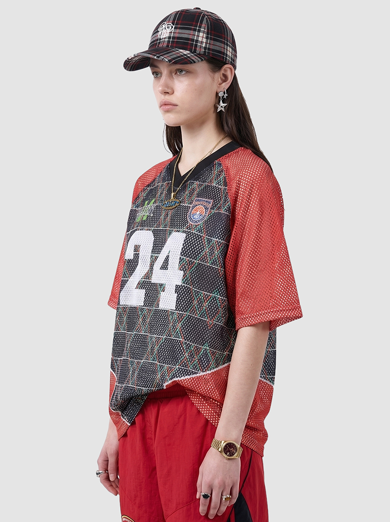 CapCabin “Varsity 24” Mesh Jersey T-Shirt