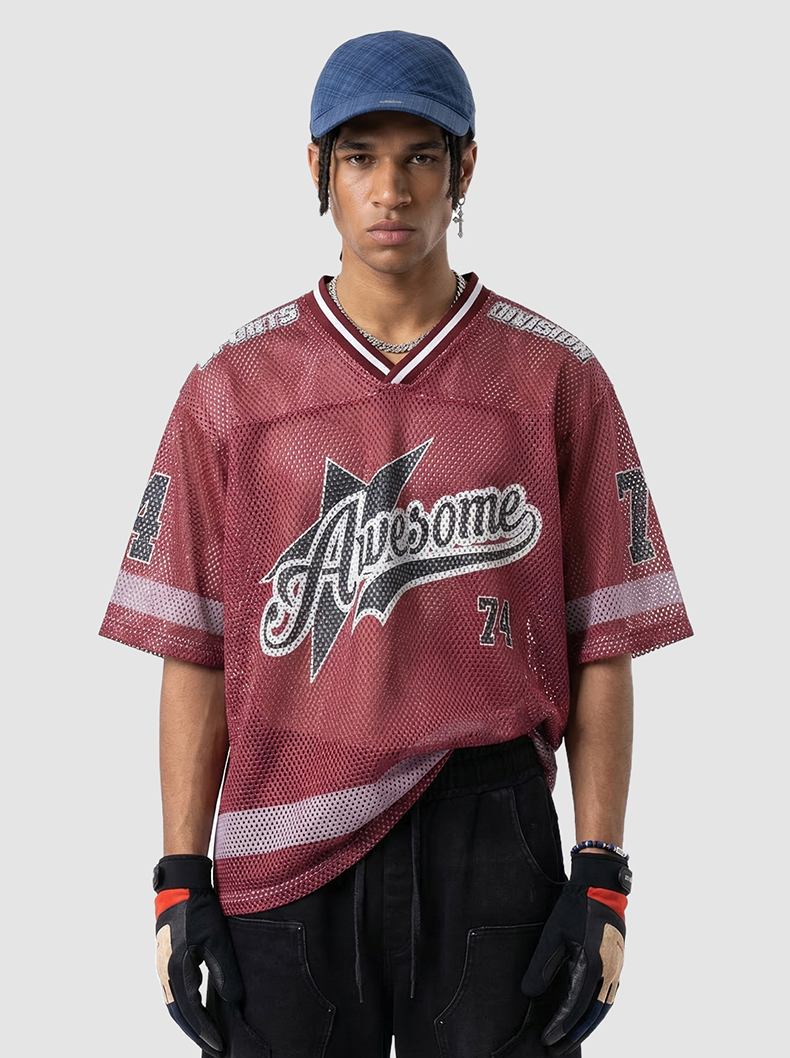 CapCabin “Awesome 74” Mesh Jersey T-Shirt