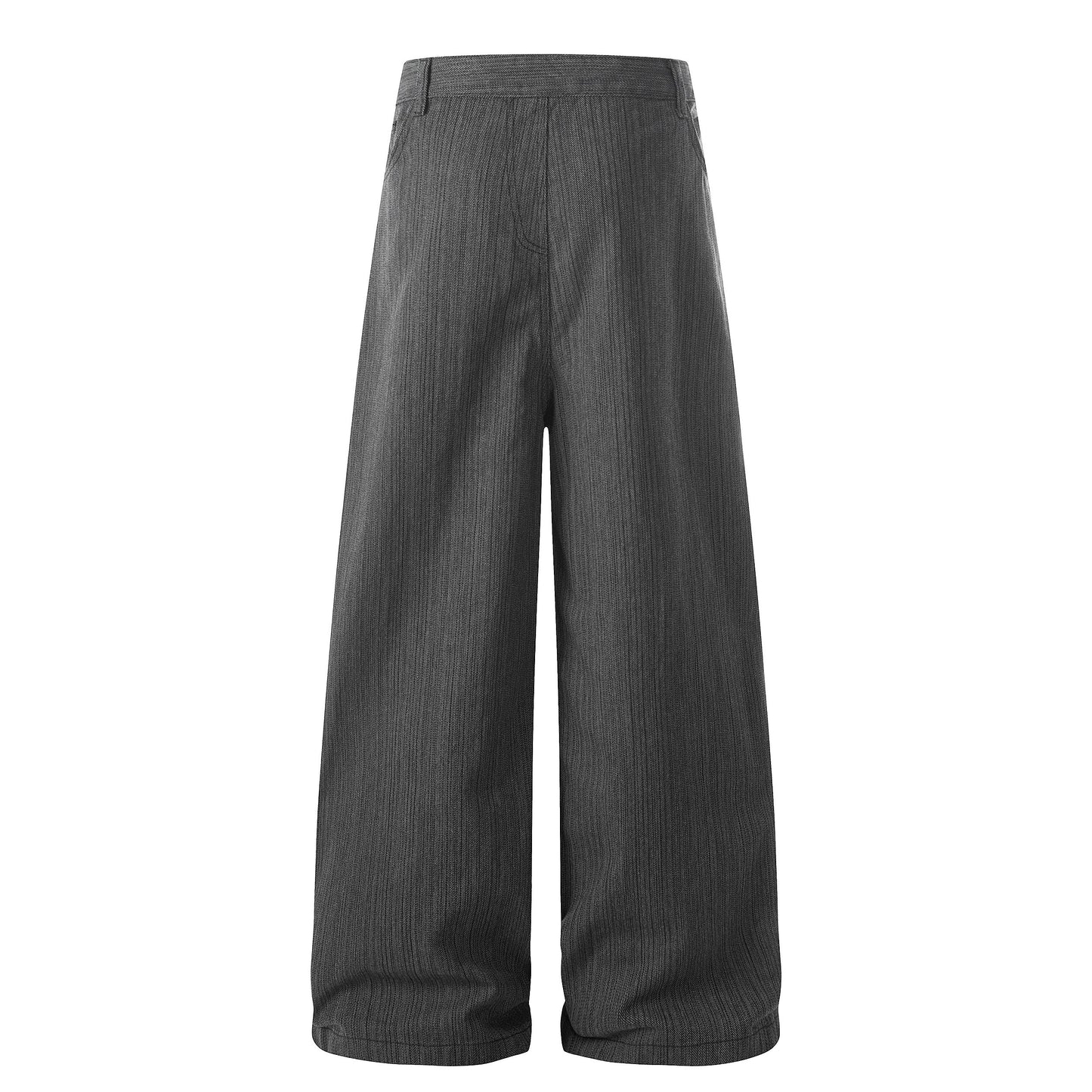 CapCabin Textured Wide-Leg Utility Pants
