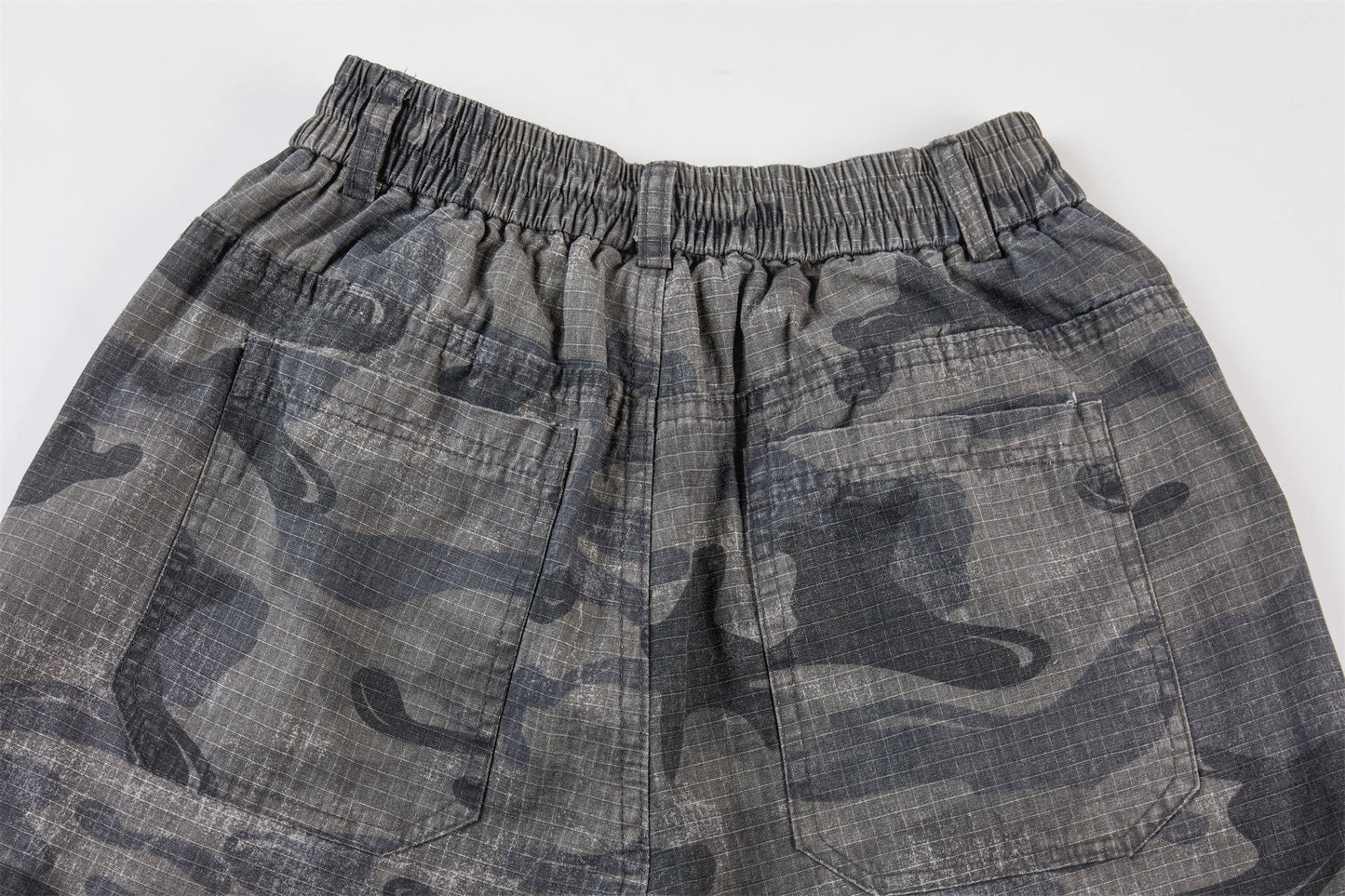 CapCabin Dark Camo Wide-Leg Pants