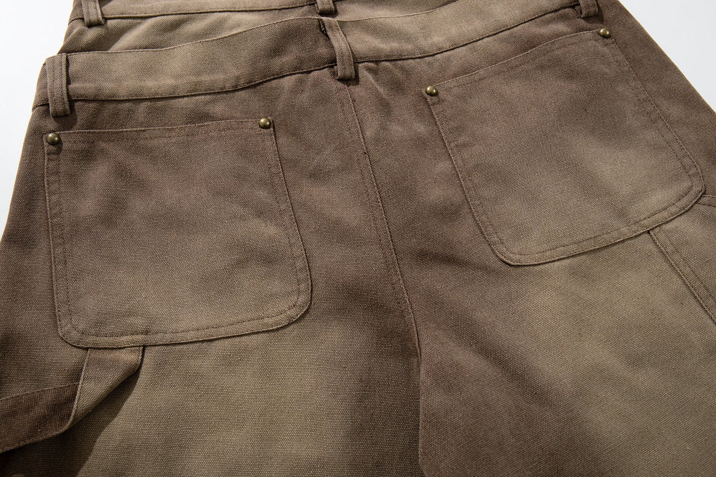 CapCabin Vintage Utility Wide-Leg Pants