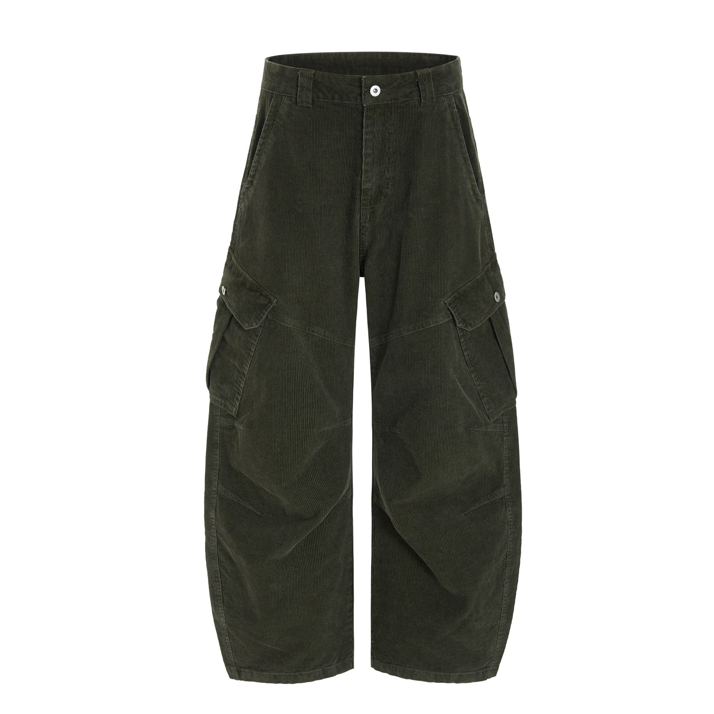 CapCabin Corduroy Utility Wide-Leg Pants