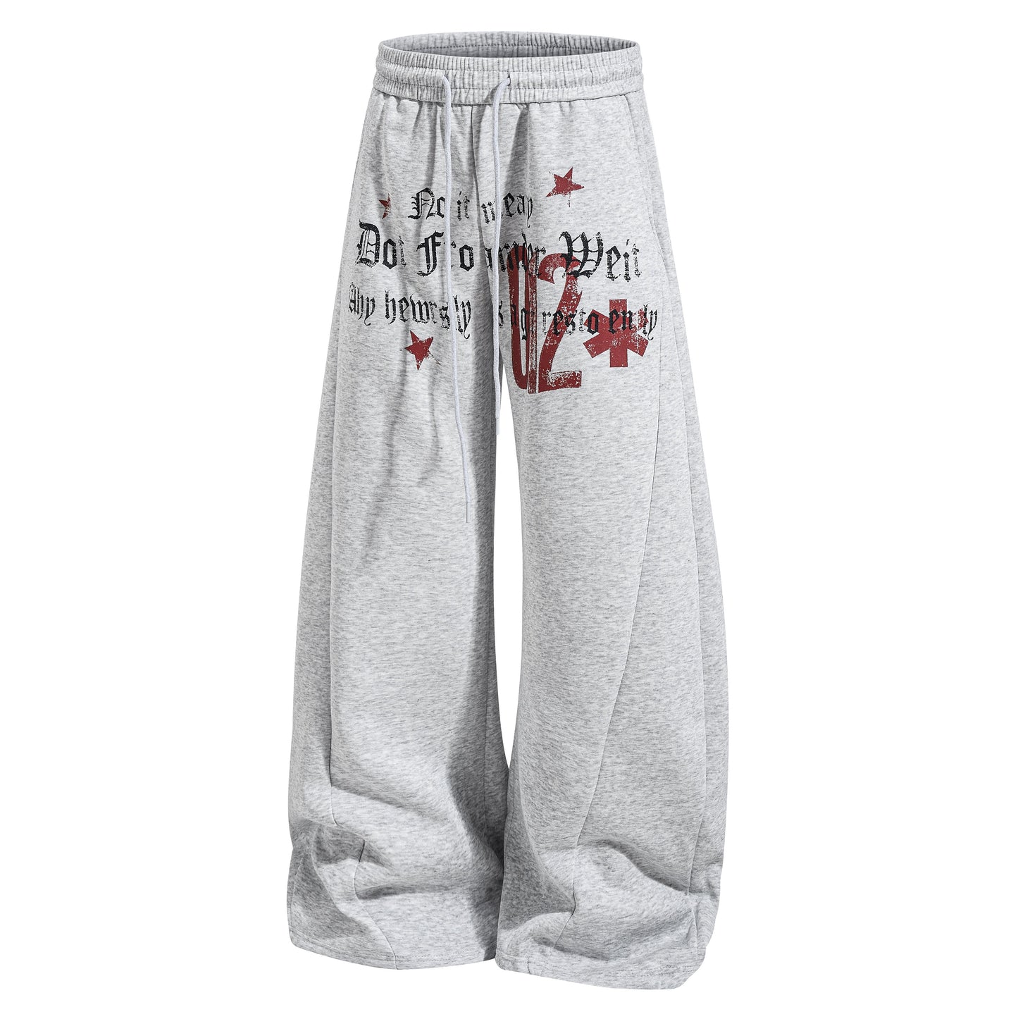 CapCabin Vintage Star Wide-Leg Sweatpants