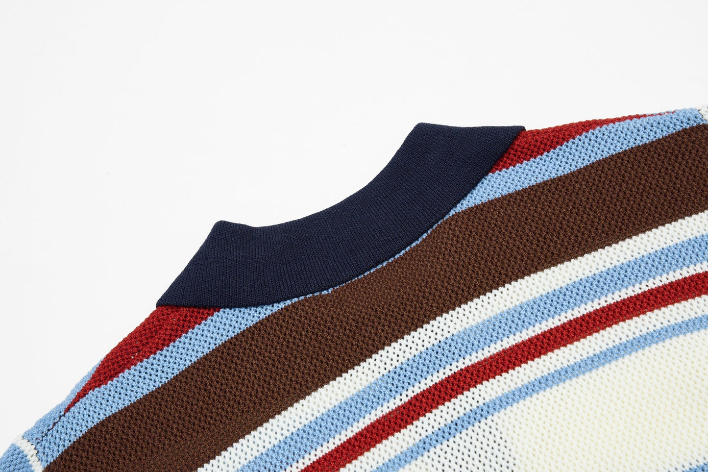 CapCabin “Retro Stripe Knit Polo”