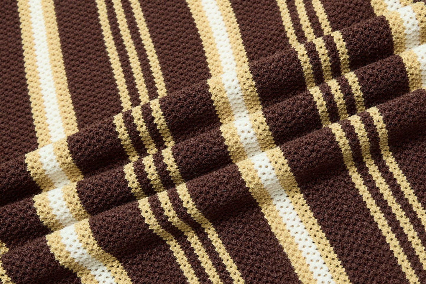 CapCabin “Retro Stripe Knit Polo”