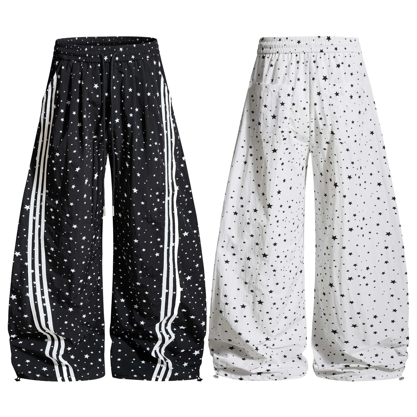 CapCabin Starline Track Wide-Leg Pants