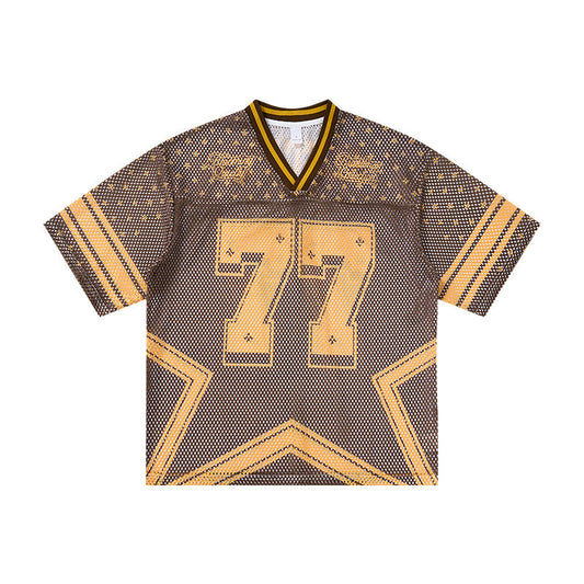 CapCabin “Retro Star 77” Mesh Jersey T-Shirt