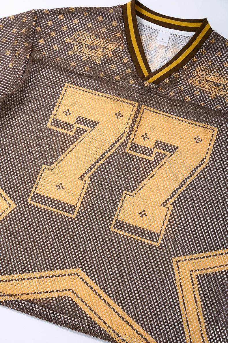 CapCabin “Retro Star 77” Mesh Jersey T-Shirt