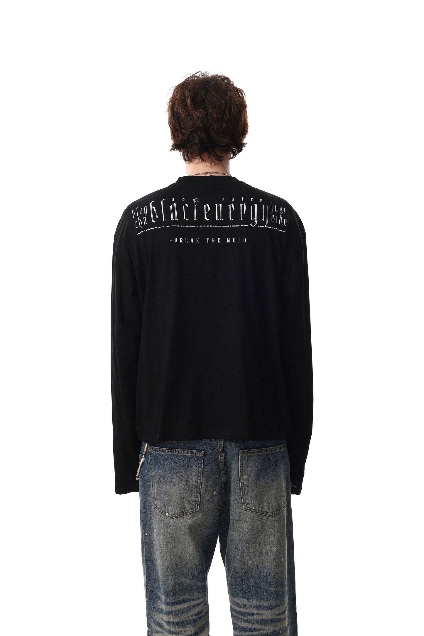 CapCabin Graphic Henley Long Sleeve Tee