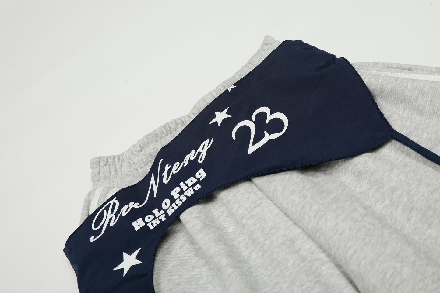 CapCabin Double-Waist Retro Print Track Pants