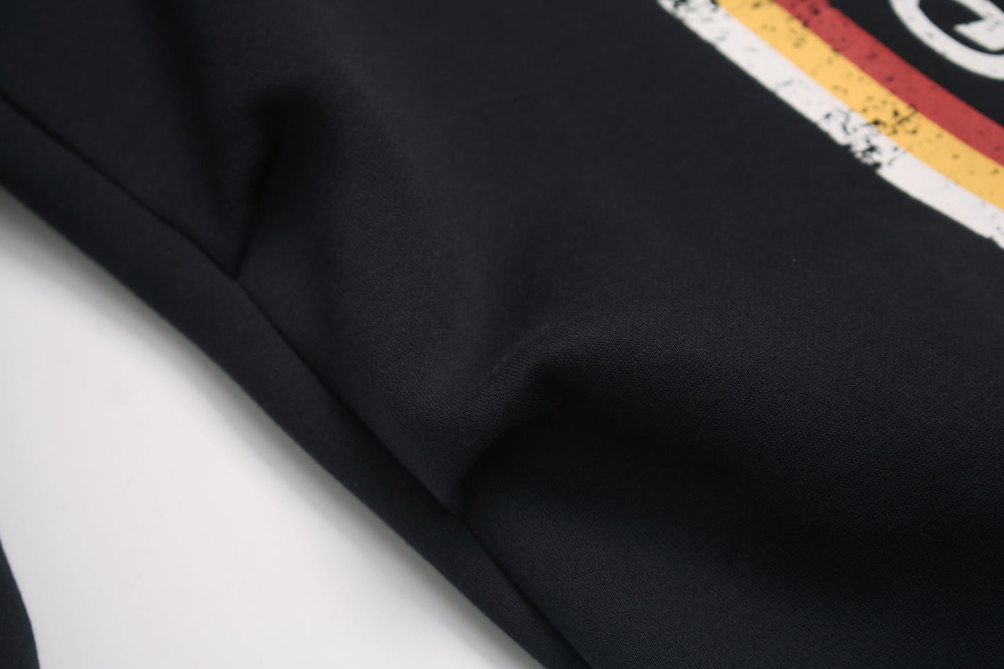 CapCabin Fleece-Lined Sports Letter Wide-Leg Sweatpants