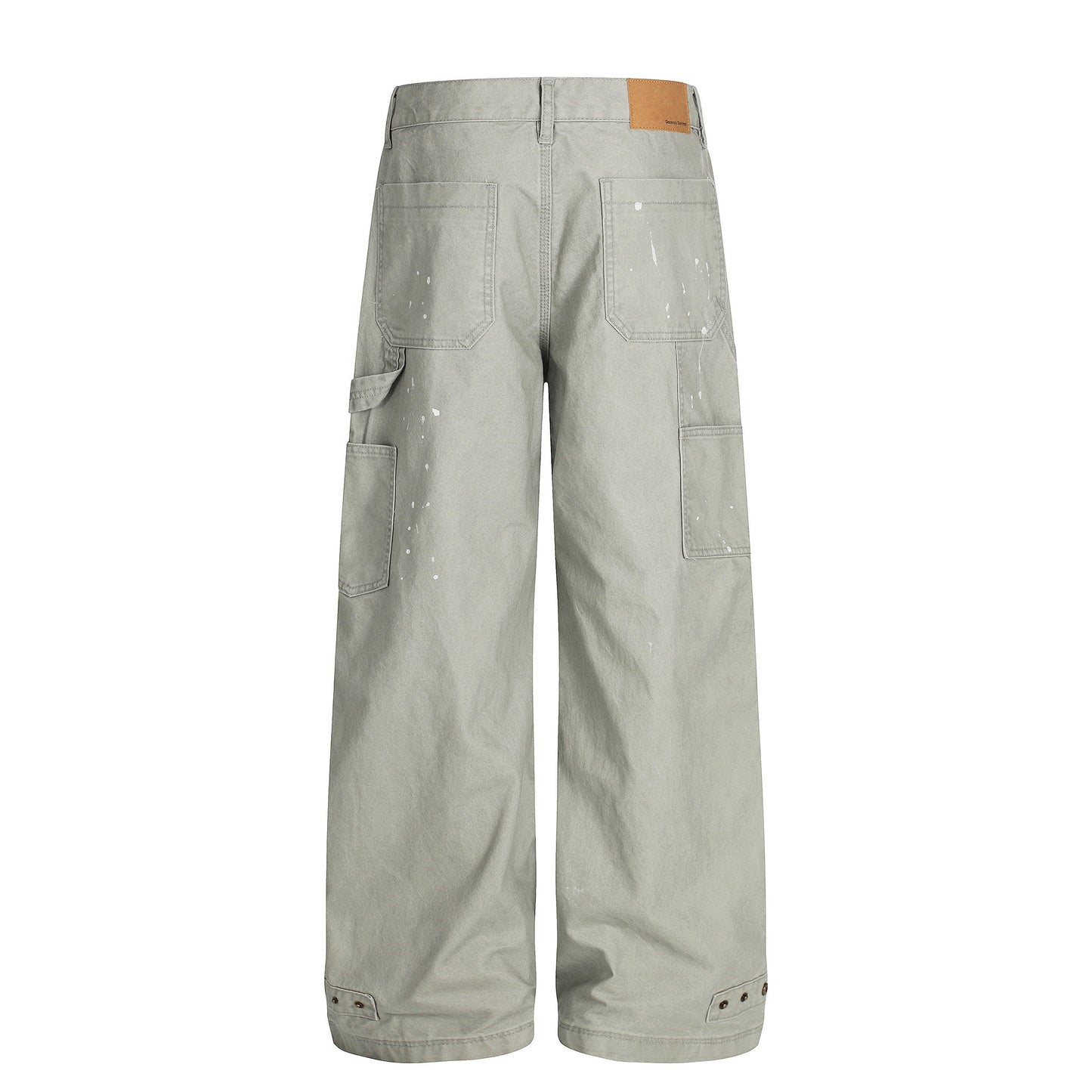 CapCabin Paint-Splatter Utility Work Pants