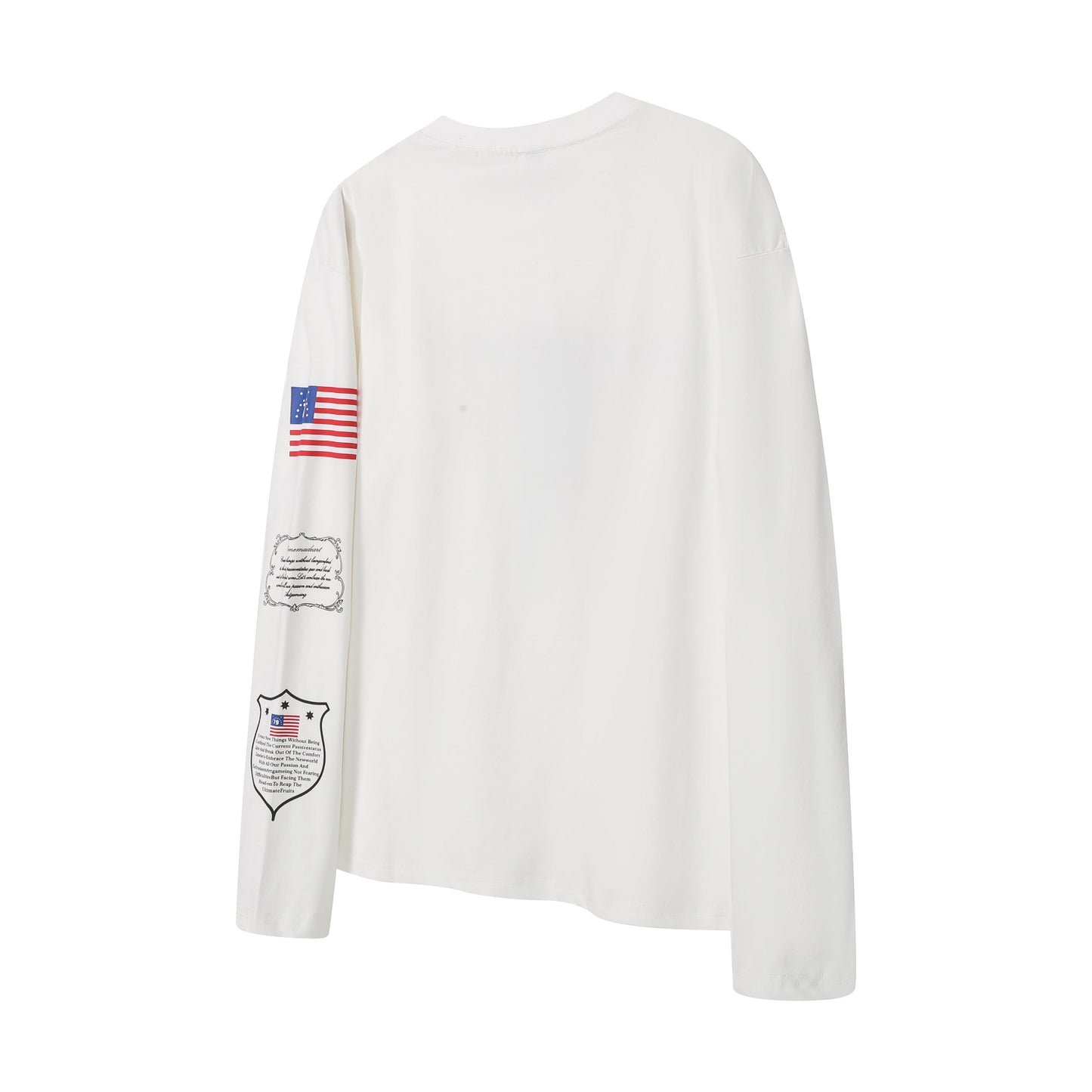CapCabin Homemade Flag Graphic Long Sleeve Tee