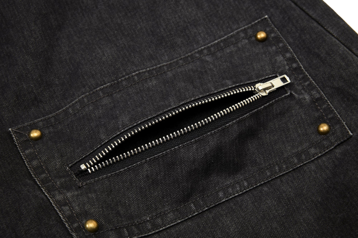 CapCabin Multi-Zip Panel Denim Pants