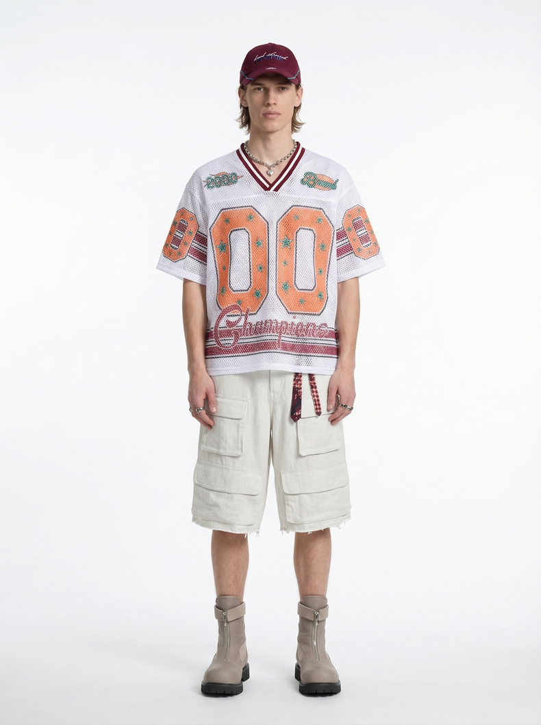 CapCabin “Champions 00” Mesh Jersey T-Shirt