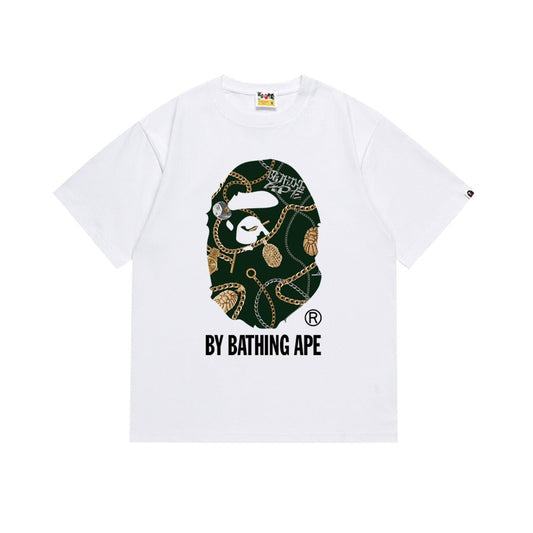 BAPE Chain Ape Head Graphic T-Shirt