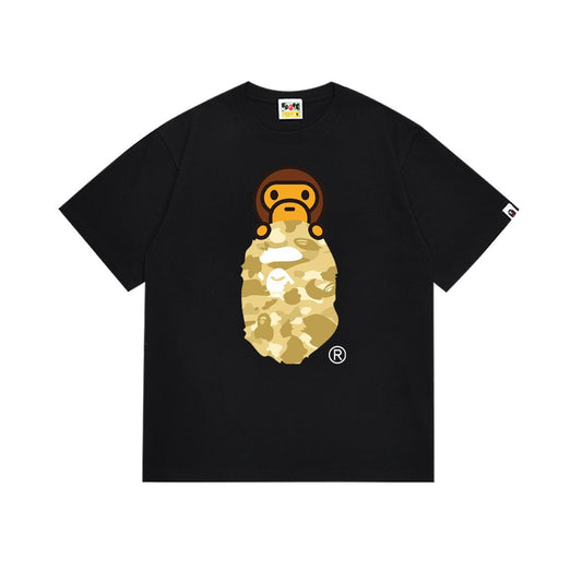 BAPE Camo Ape Head T-Shirt Black