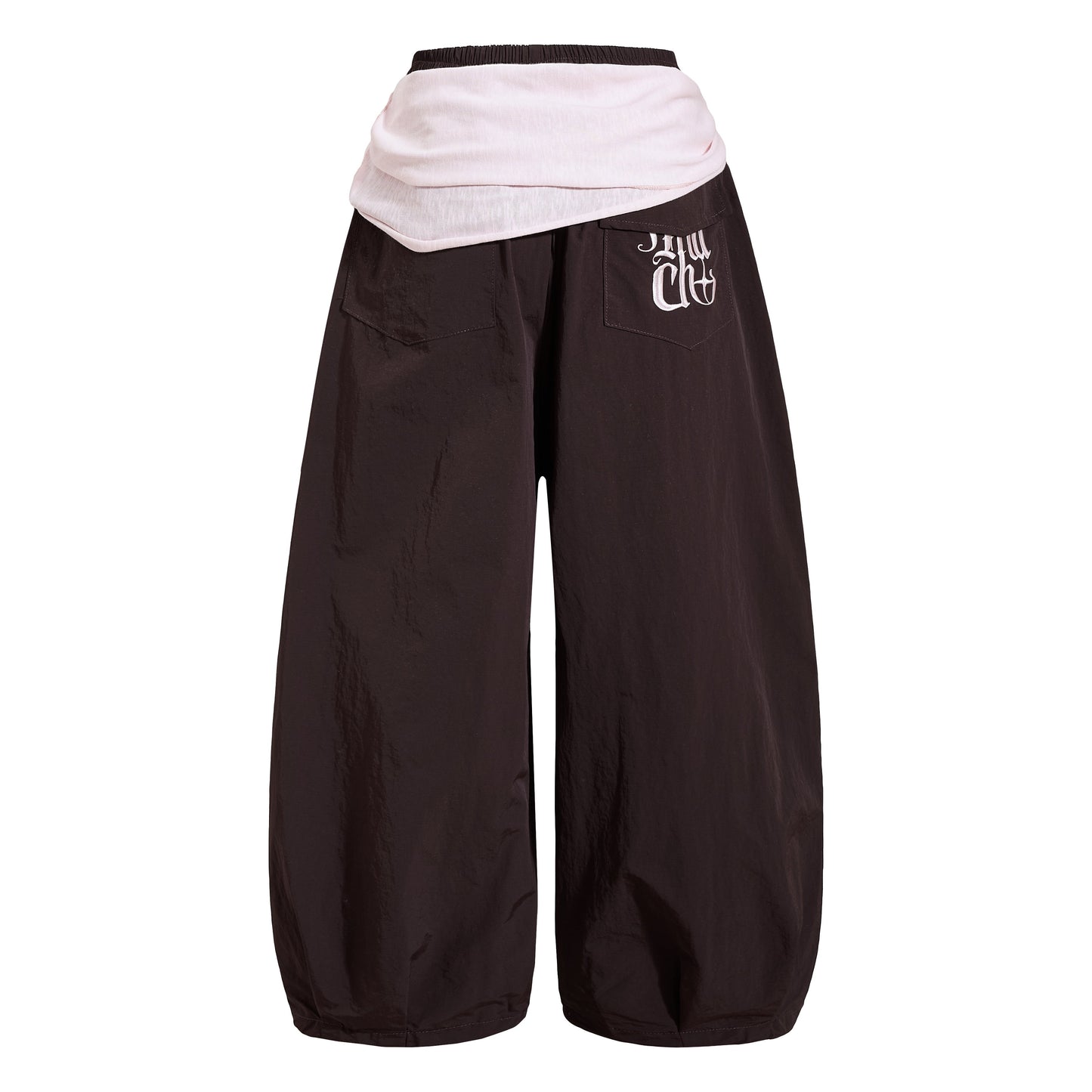 CapCabin Layered Utility Wide-Leg Pants