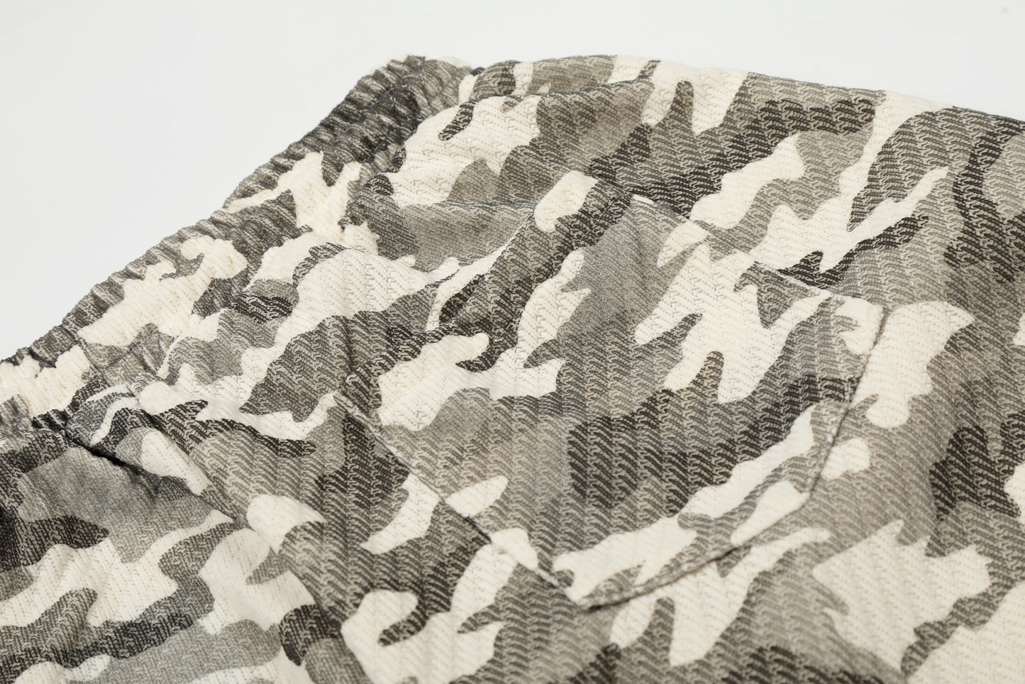 CapCabin Vintage Camo Wide-Leg Sweatpants