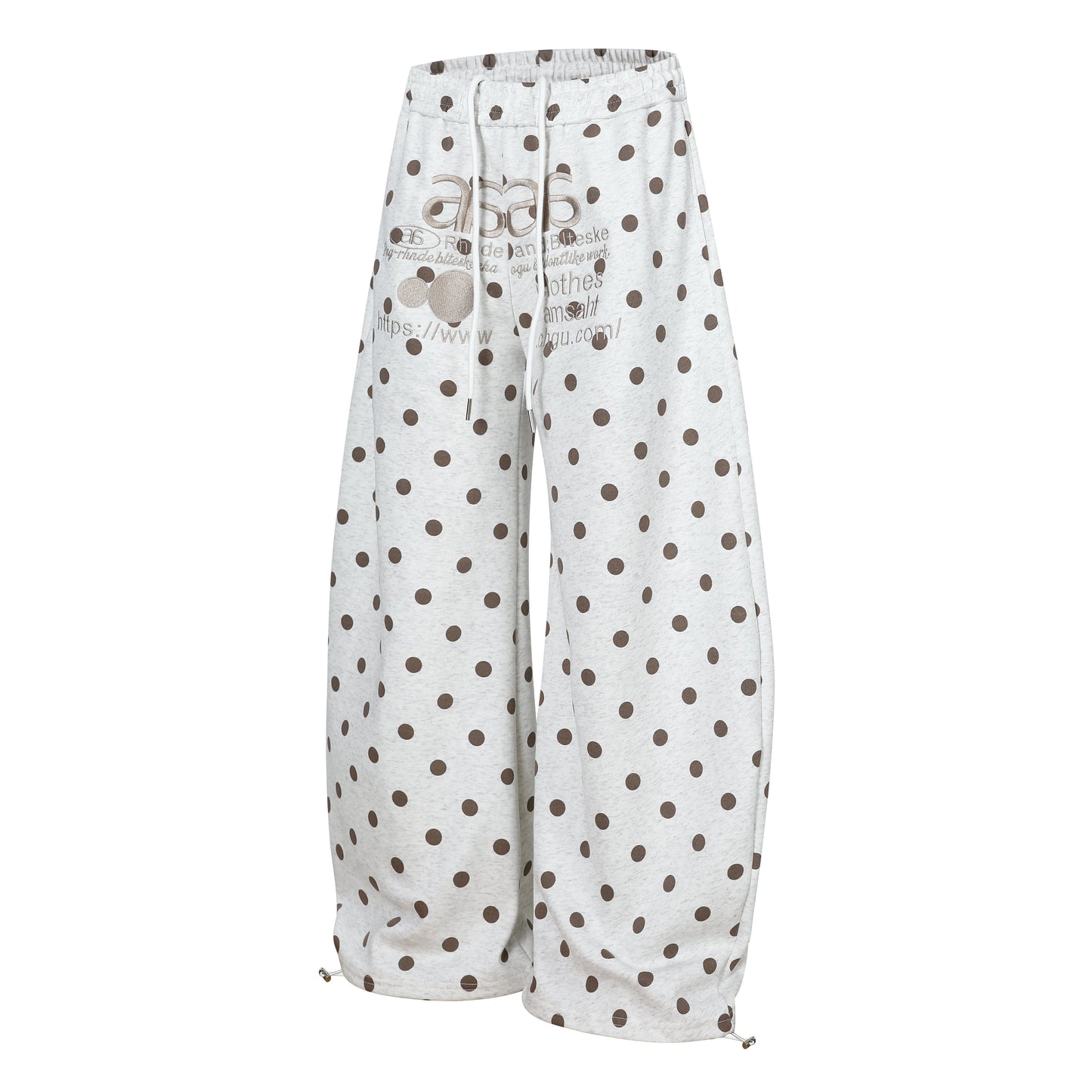 CapCabin Star Print Wide-Leg Pants
