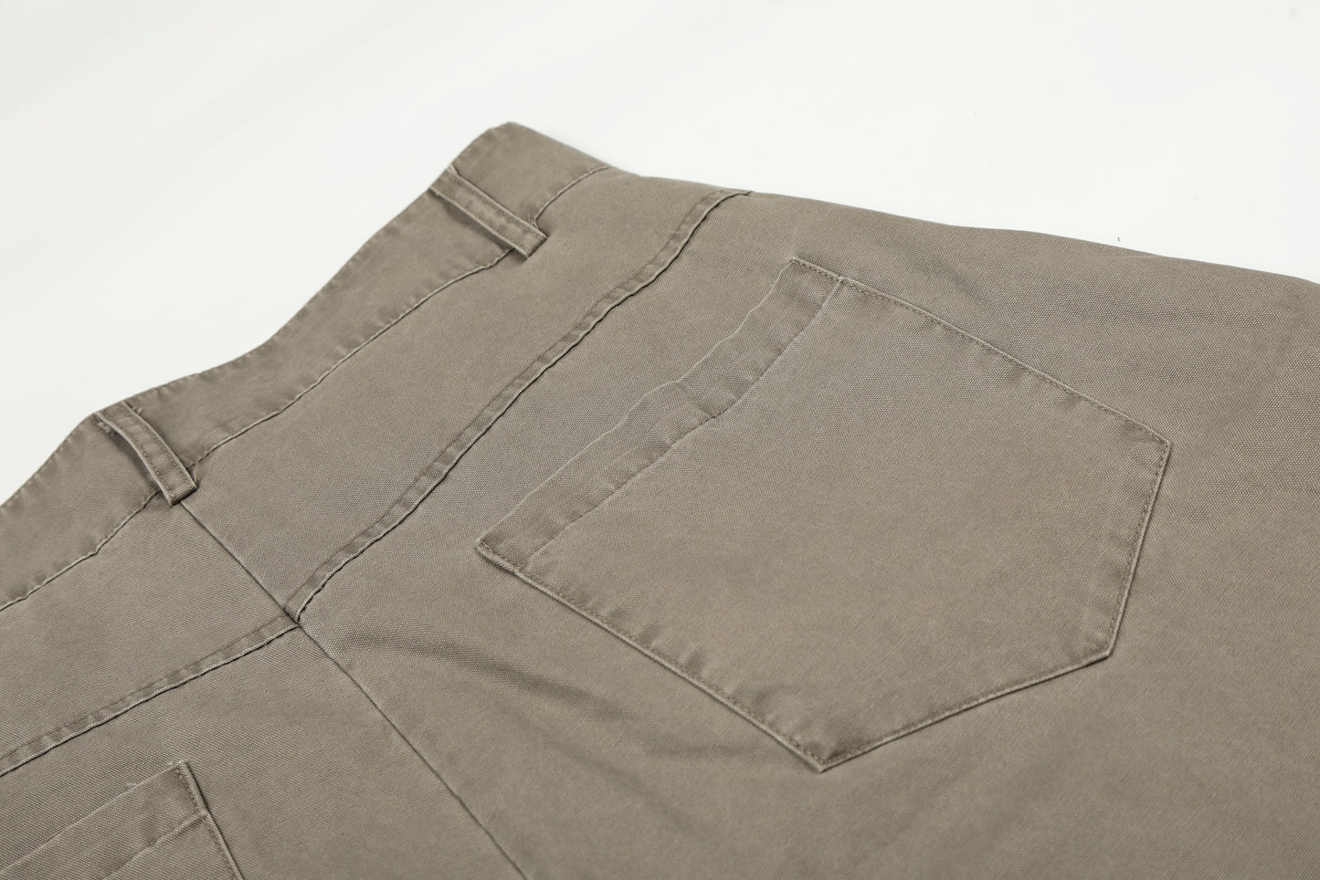 CapCabin Stud Detail Wide-Leg Pants