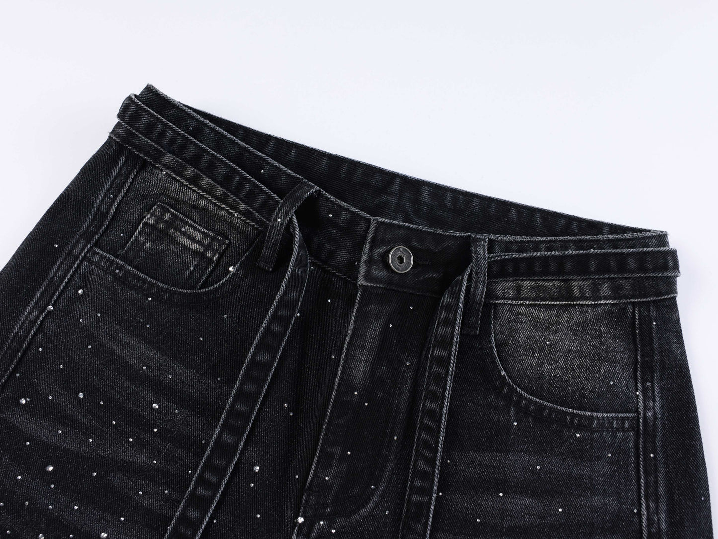 CapCabin “Starlight Dust Denim Pants”