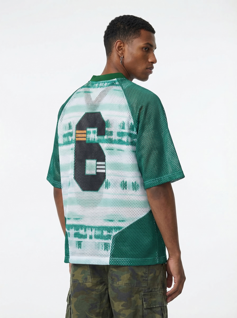 CapCabin “Varsity 6” Mesh Jersey T-Shirt