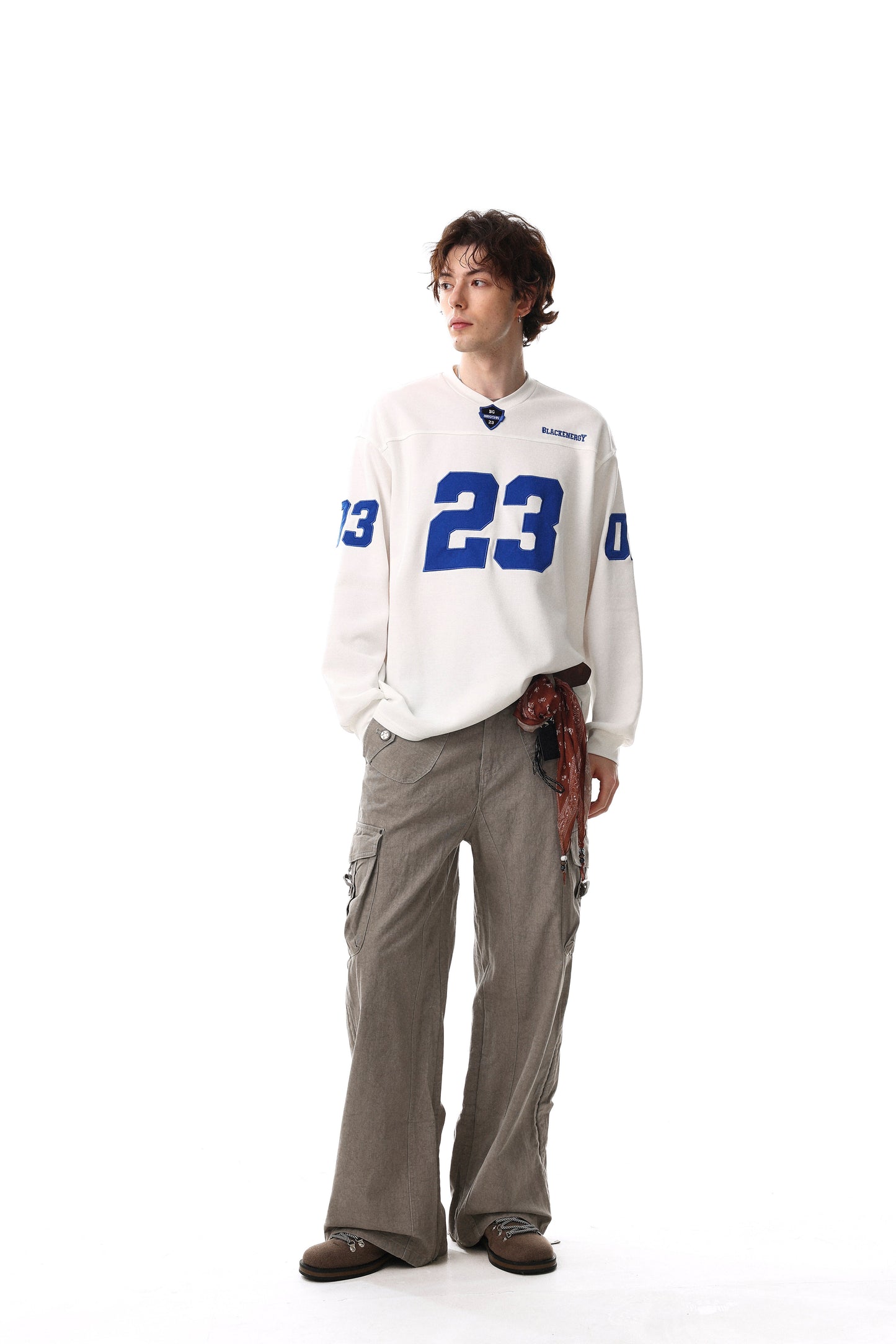 CapCabin Varsity Graphic Long Sleeve Tee