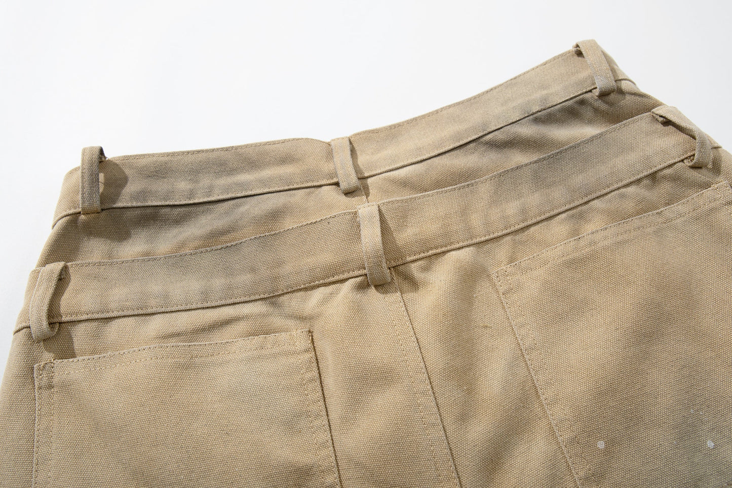 CapCabin Vintage Workwear Wide-Leg Pants