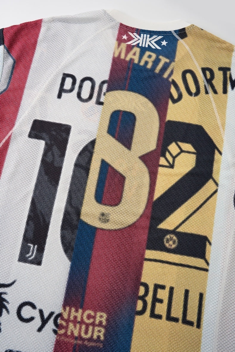 CapCabin Vintage Football Patchwork Jersey