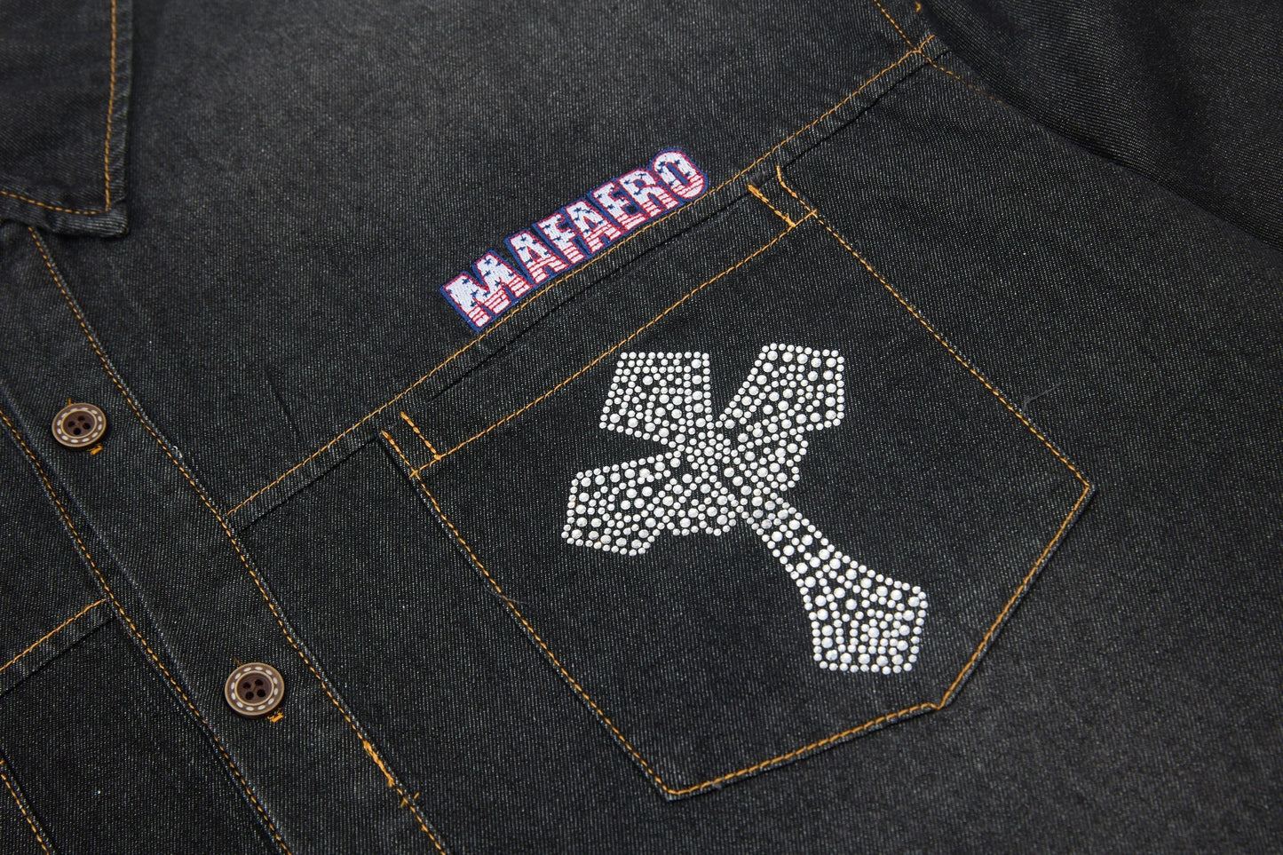 CapCabin “Cross Denim Shirt”