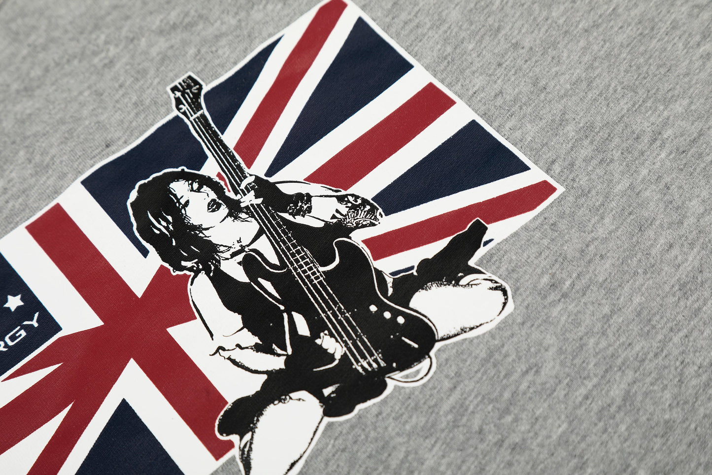 CapCabin Union Flag Graphic Raglan Long Sleeve Tee