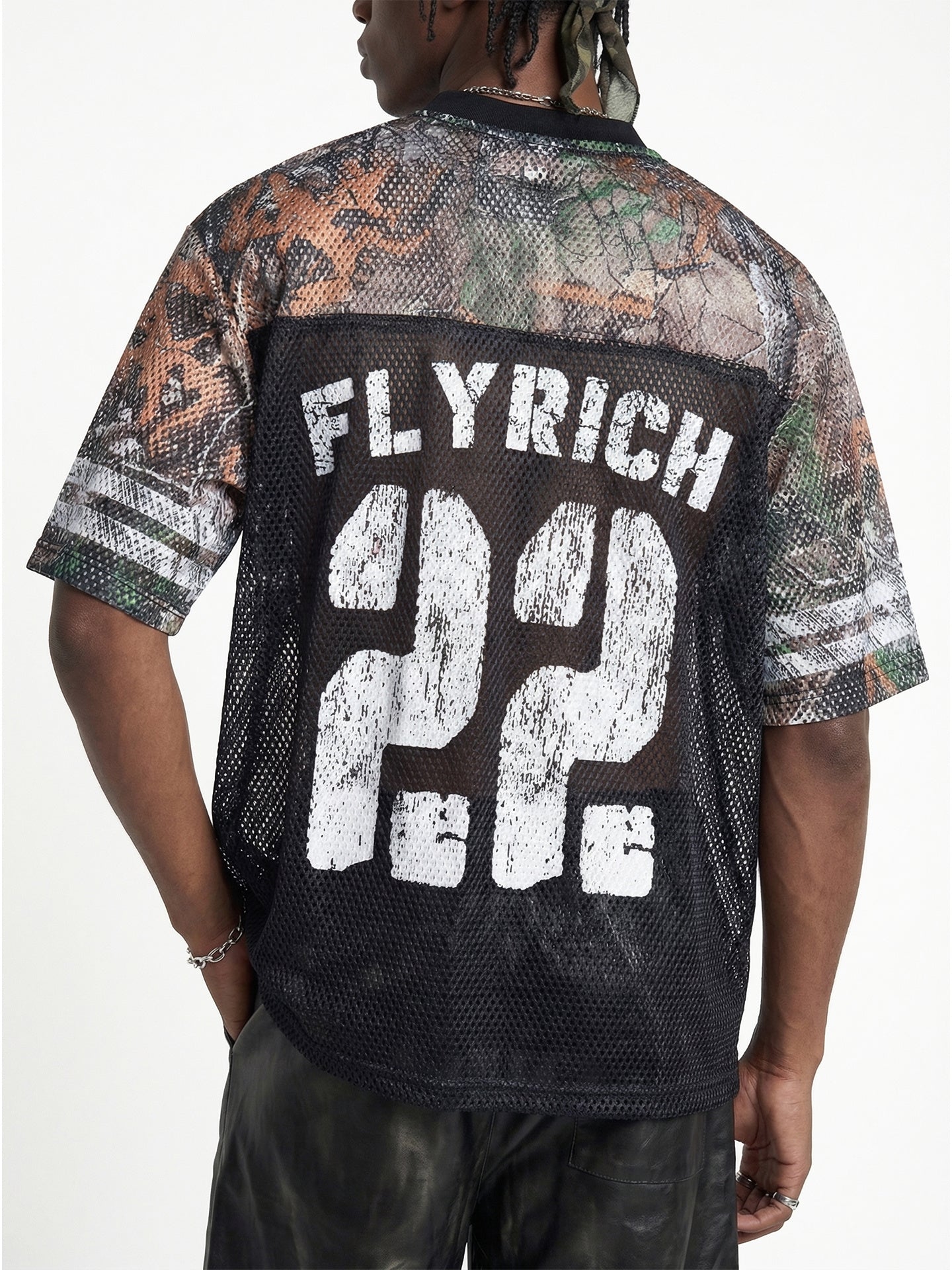 CapCabin “Fly Rich 22” Mesh Jersey T-Shirt