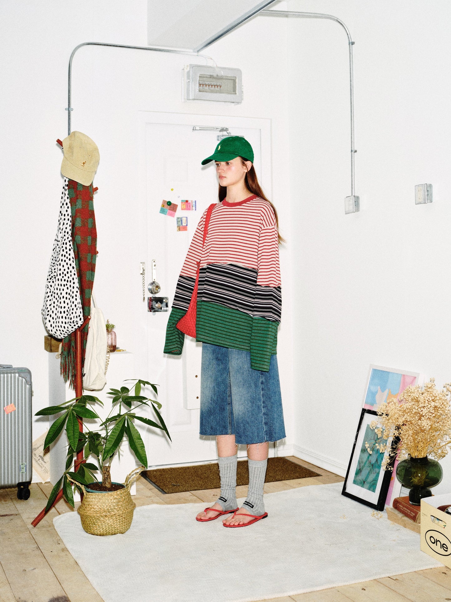 CapCabin Striped Long Sleeve Tee
