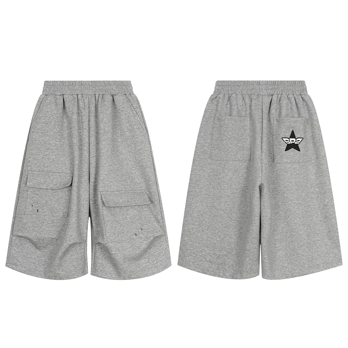 CapCabin Minimal Cargo Sweat Shorts