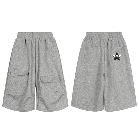 CapCabin Minimal Cargo Sweat Shorts