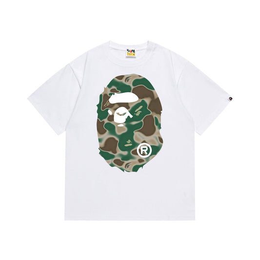 BAPE Green Camo Ape Head T-Shirt