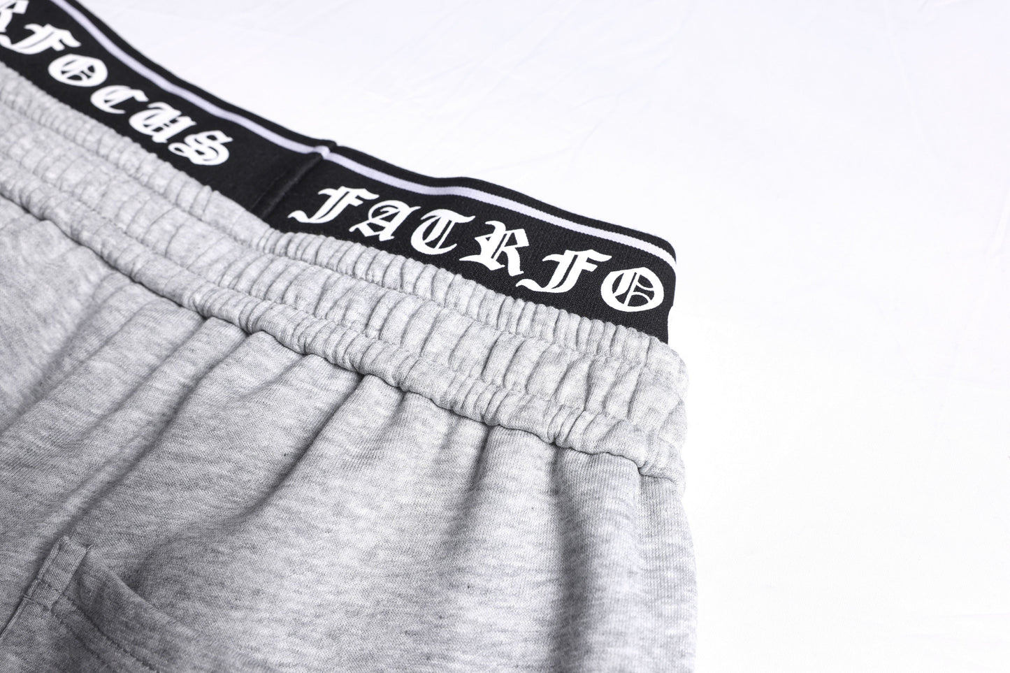 CapCabin Gothic Outline Wide-Leg Sweatpants