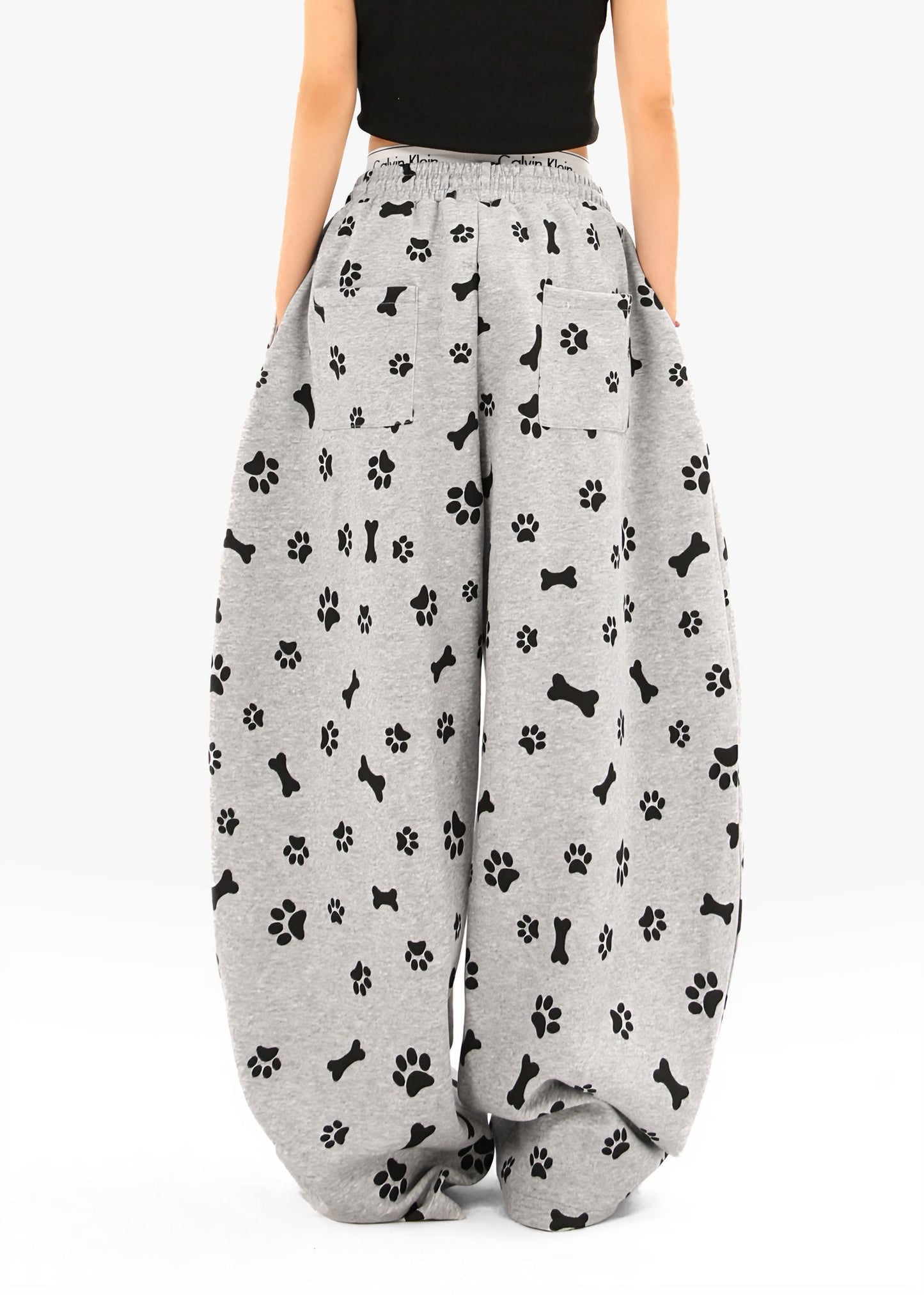CapCabin Paw Print Lounge Pants