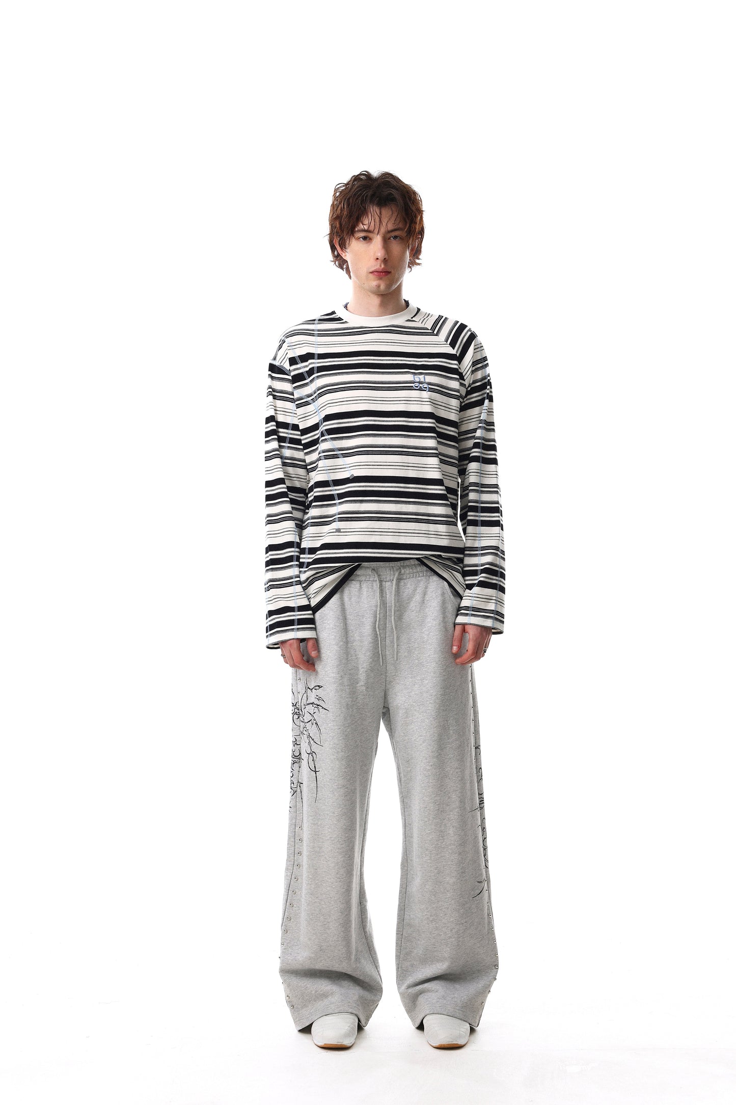 CapCabin Striped Long Sleeve Tee