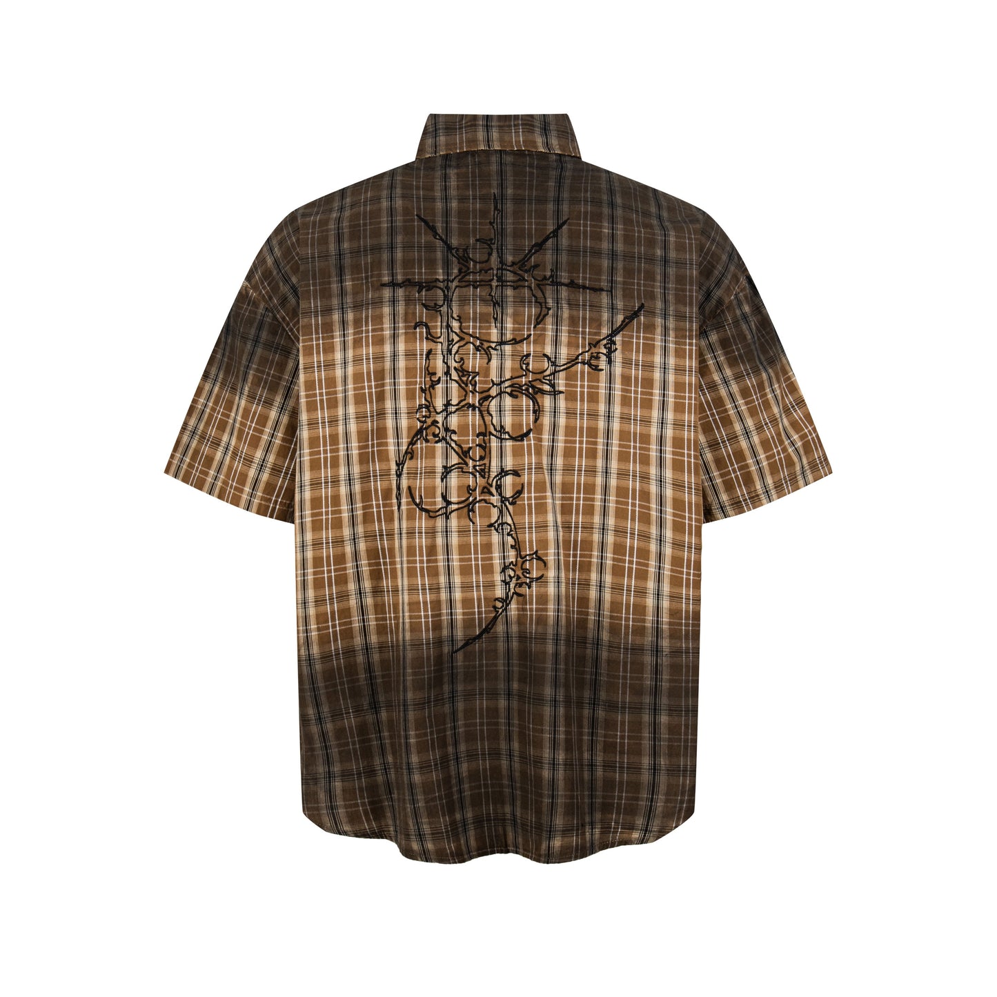 CapCabin Vintage Plaid Graphic Shirt