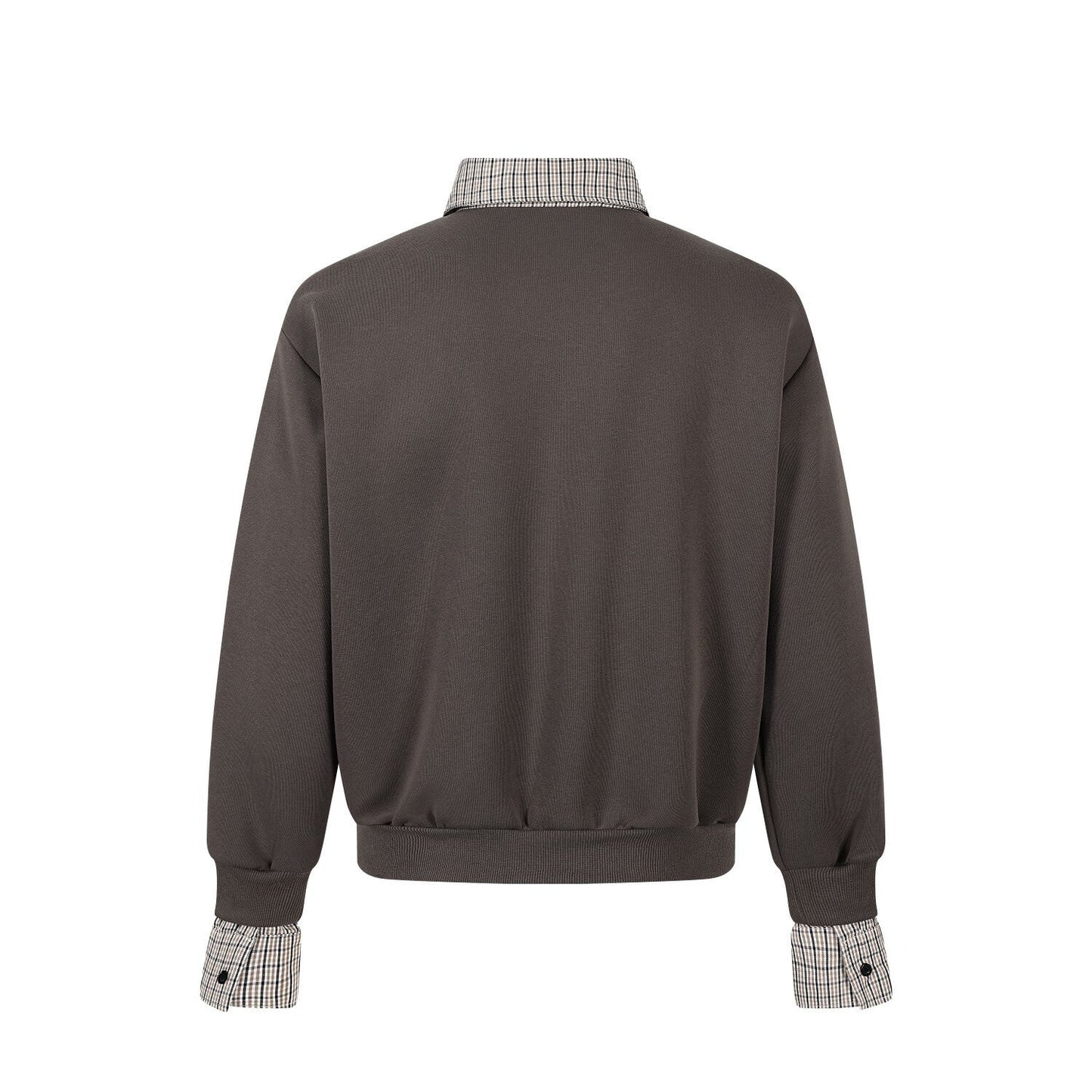CapCabin Layered Collar Half-Zip Pullover