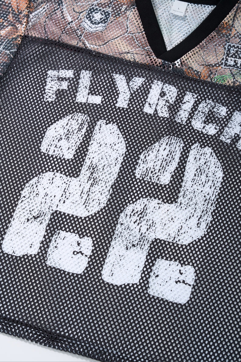 CapCabin “Fly Rich 22” Mesh Jersey T-Shirt