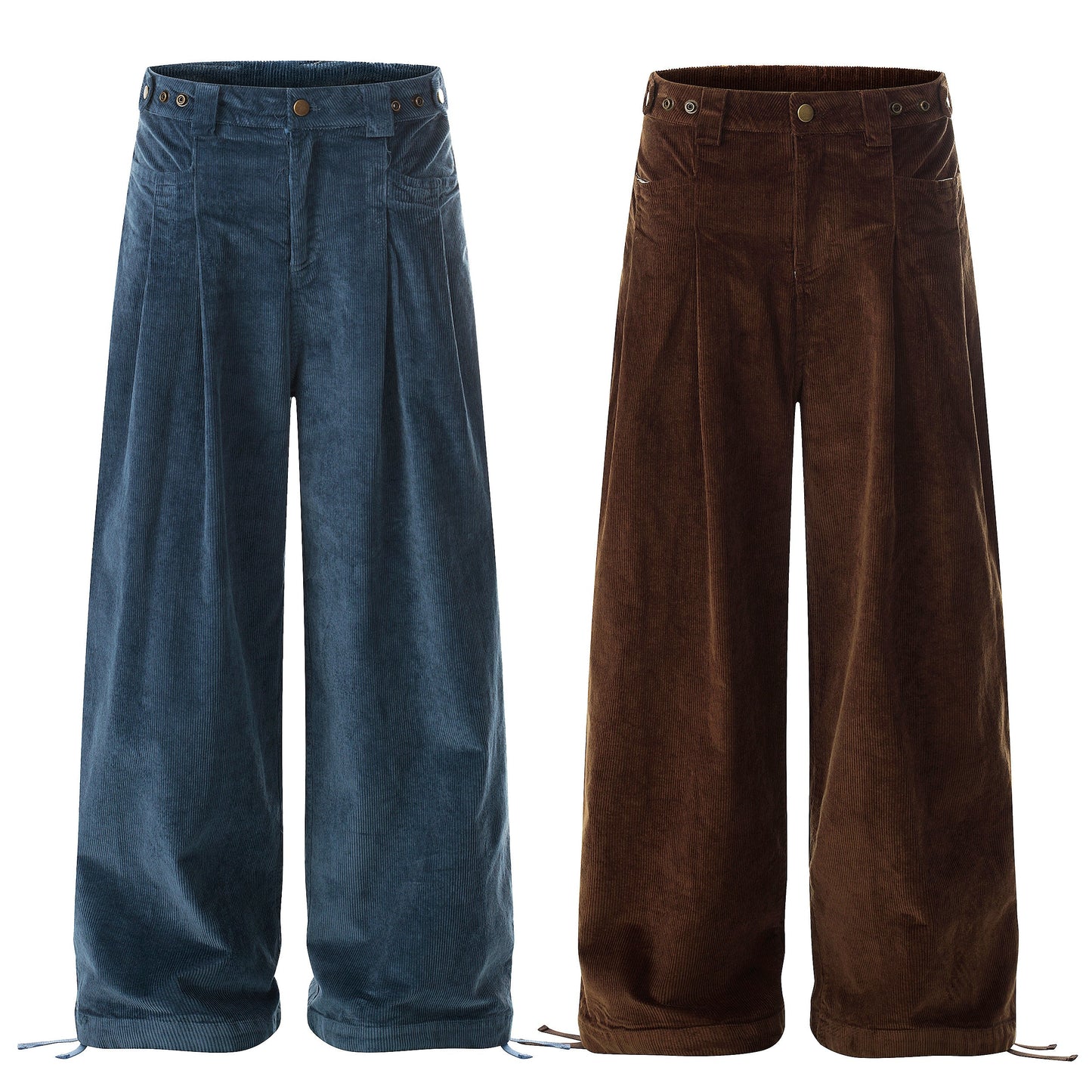 CapCabin Wide-Leg Corduroy Trousers