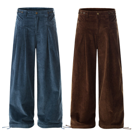 CapCabin Wide-Leg Corduroy Trousers