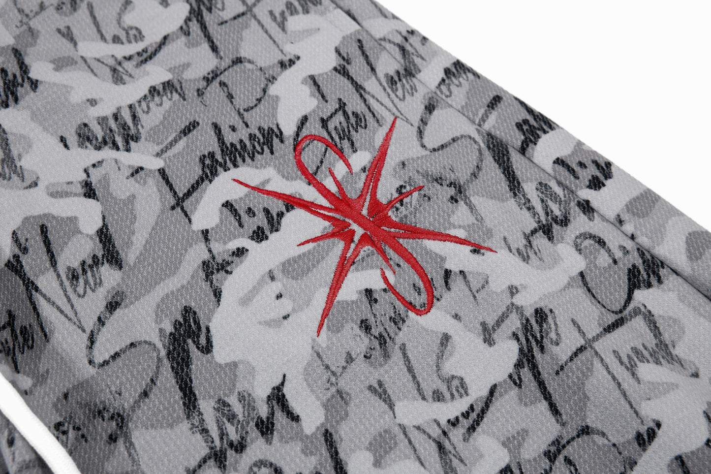 CapCabin Camo Script Wide-Leg Pants