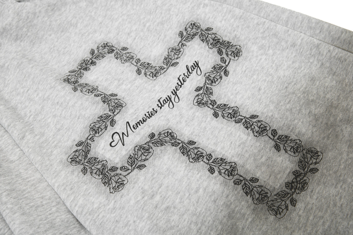 CapCabin Cross Script Wide-Leg Sweatpants